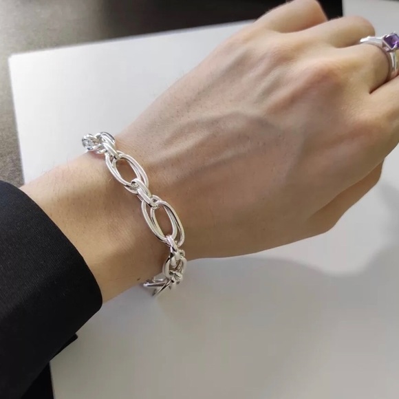 - 925 silver plated chain bracelet - Picture 2 of 9